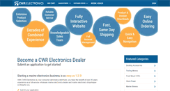 Desktop Screenshot of cwrelectronics.com