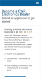 Mobile Screenshot of cwrelectronics.com